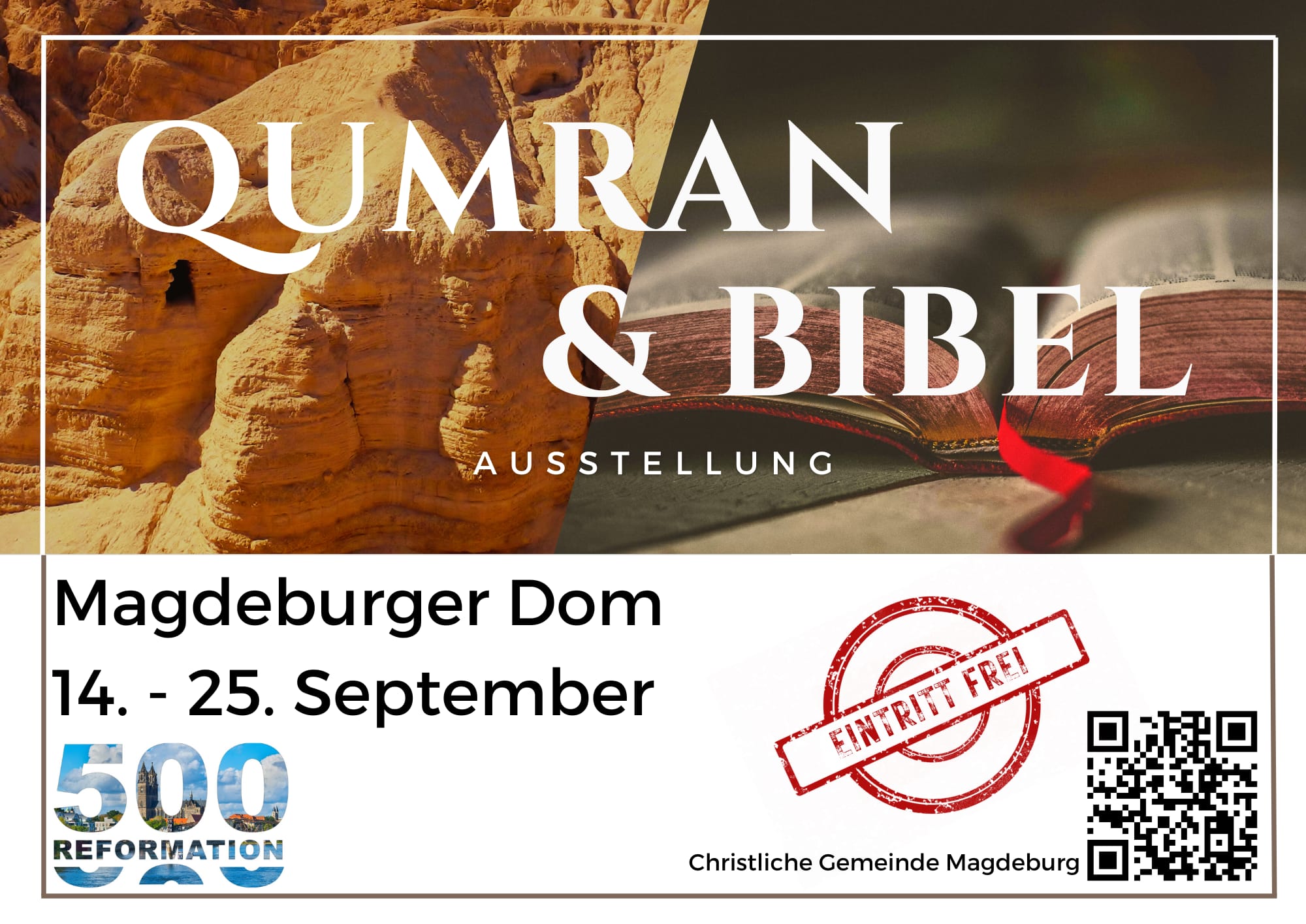 Qumran & Bibel Ausstellung Magdeburger Dom 14. - 25 September